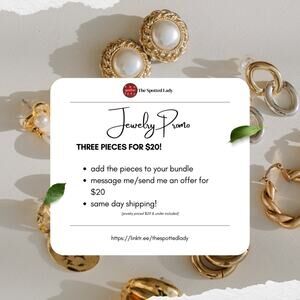Jewelry Promo - 3 Pieces for $20!